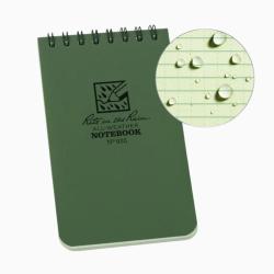 Calepin imperm&eacute;able 8x13 Top Spiral Vert