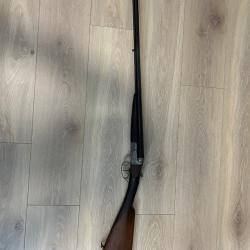 Fusil belge/li&eacute;geois juxtapos&eacute; calibre 12
