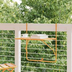 Table de balcon Jaune 60x40 cm Acier