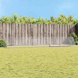 Cage &agrave; poules Argent 650 x 100 x 85 cm Acier galvanis&eacute;