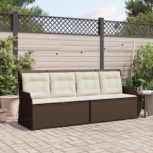 Banc de jardin Marron polyrotin