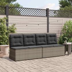 Banc de jardin Gris polyrotin