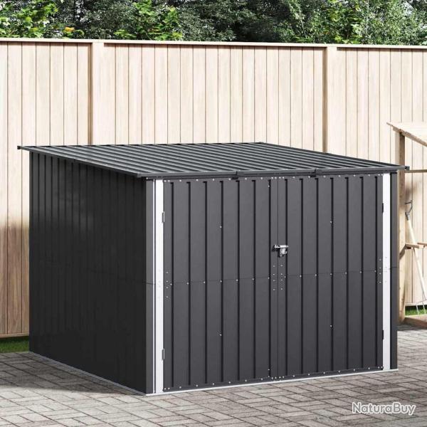 Abri de v�lo 3 pcs Anthracite 216 x 207 x 158 cm M�t??