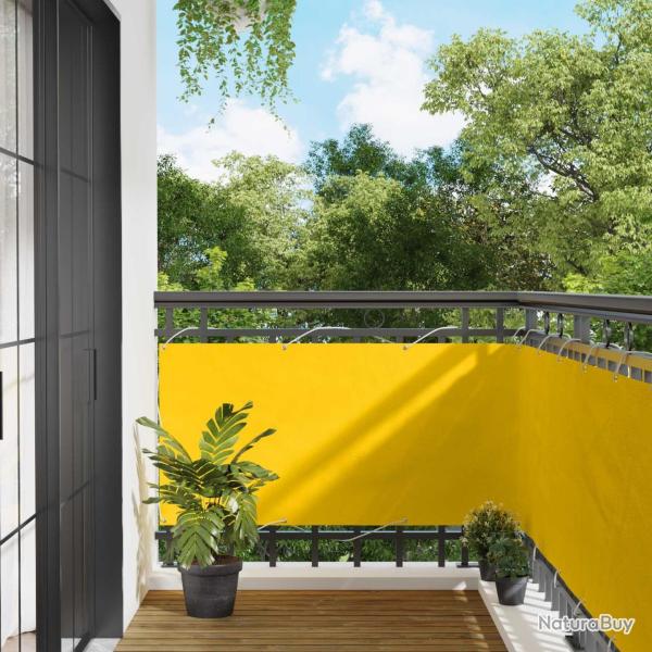 �cran de balcon Jaune 75 x 200 cm Oxford alu enduit de PU