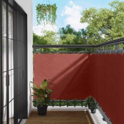 &Eacute;cran de balcon Terre cuite 110 x 700 cm Tissu Oxford