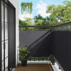 &Eacute;cran de balcon Anthracite 120 x 200 cm Oxford alu enduit de PU