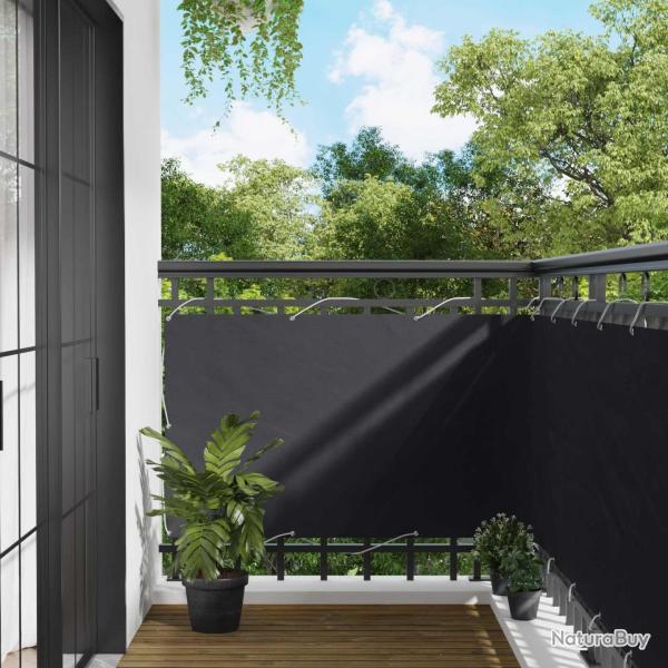 �cran de balcon Noir 90 x 200 cm Oxford alu enduit de PU