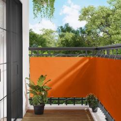 &Eacute;cran de balcon Orange 100 x 600 cm Tissu Oxford