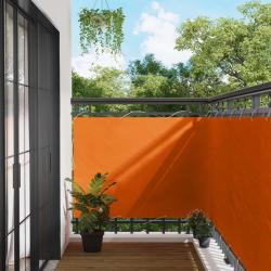&Eacute;cran de balcon Orange 110 x 800 cm Tissu Oxford