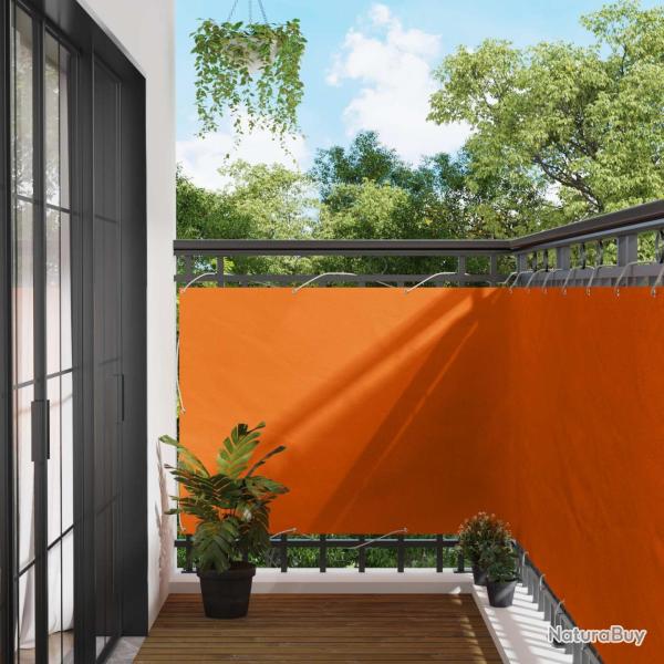 �cran de balcon Orange 110 x 500 cm Tissu Oxford