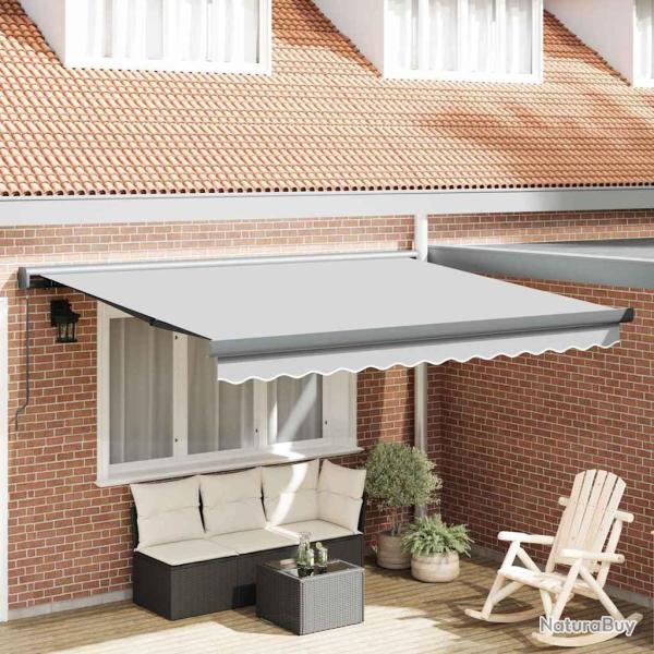 Cadre d'auvent Anthracite 350 x 250 cm Aluminium