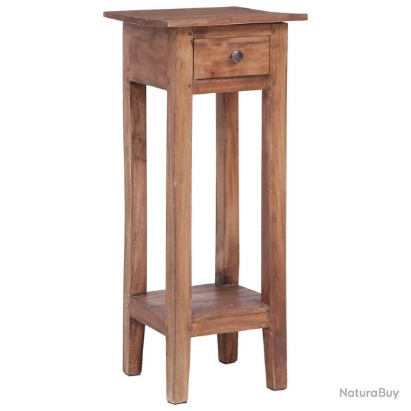 Support pour plantes 30x30x75 cm bois d'acajou massif