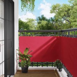 &Eacute;cran de balcon Bordeaux 90 x 1000 cm Oxford alu enduit de PU