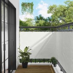&Eacute;cran de balcon Blanc 120 x 200 cm Oxford alu enduit de PU