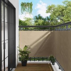 &Eacute;cran de balcon Beige 110 x 500 cm Tissu Oxford