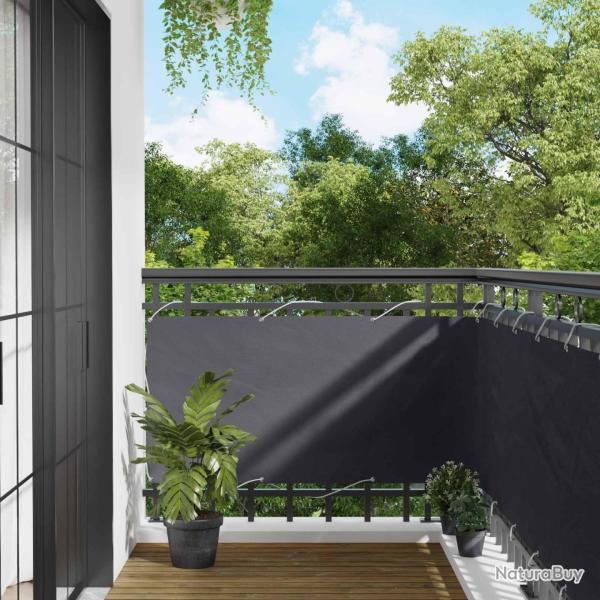 �cran de balcon Anthracite 75 x 200 cm Oxford alu enduit de PU