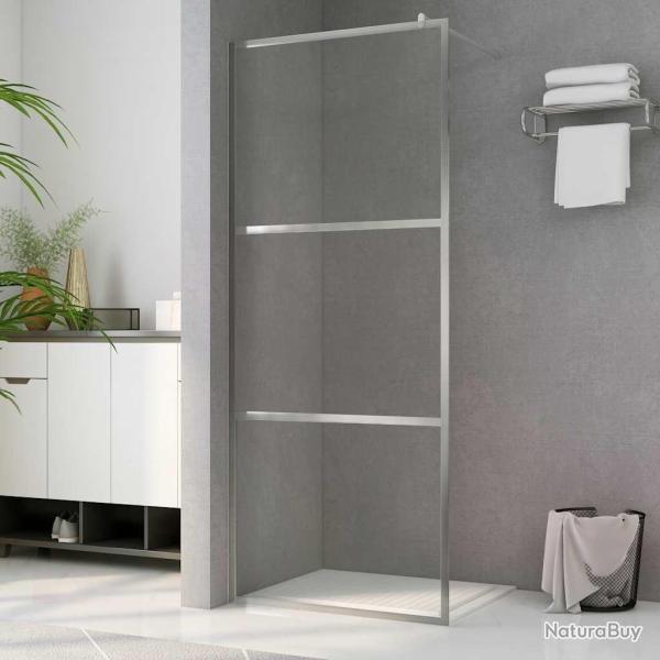 Paroi de douche � l'italienne � verre ESG transparent 90x195 cm
