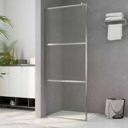 Paroi de douche &agrave; l'italienne &agrave; verre ESG transparent 140x195cm