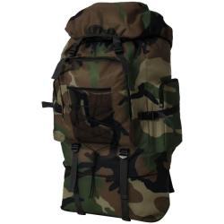 Sac &agrave; dos en style d'arm&eacute;e XXL 100 L camouflage