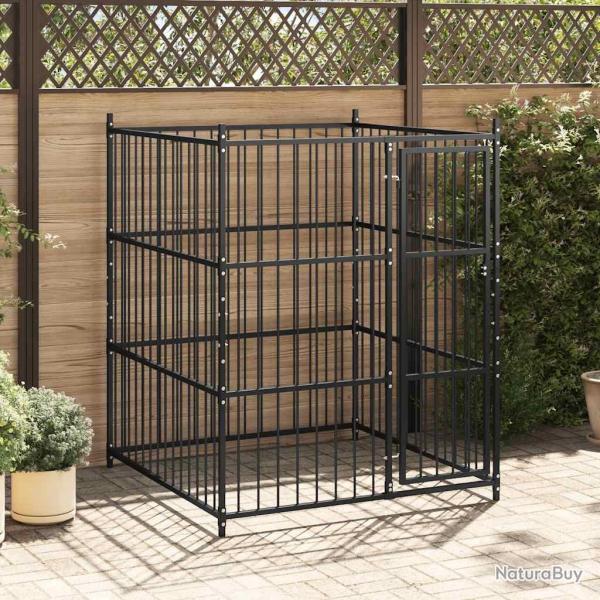 Chenil d'ext�rieur pour chiens 150 x 150 x 185 cm