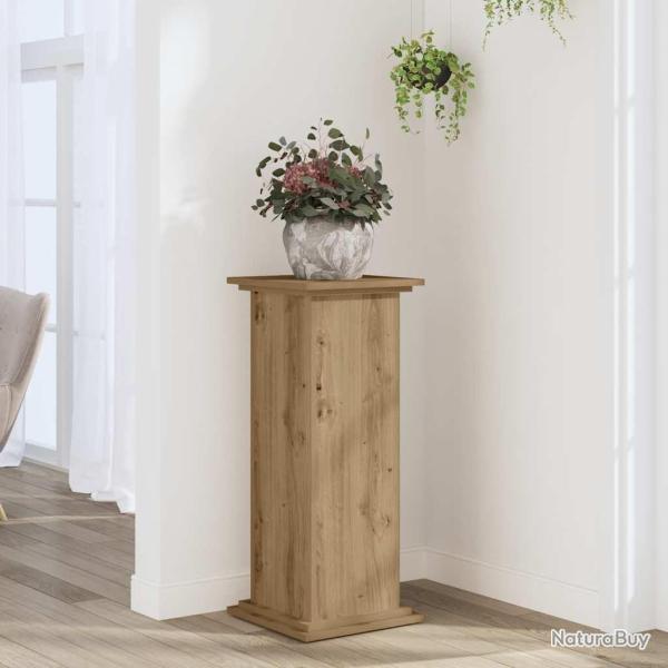 Support pour plantes 33x33x80 cm bois d'ing�nierie