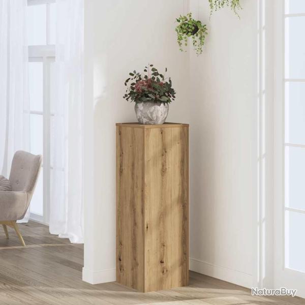 Support pour plantes 33x33x100 cm bois d'ing�nierie