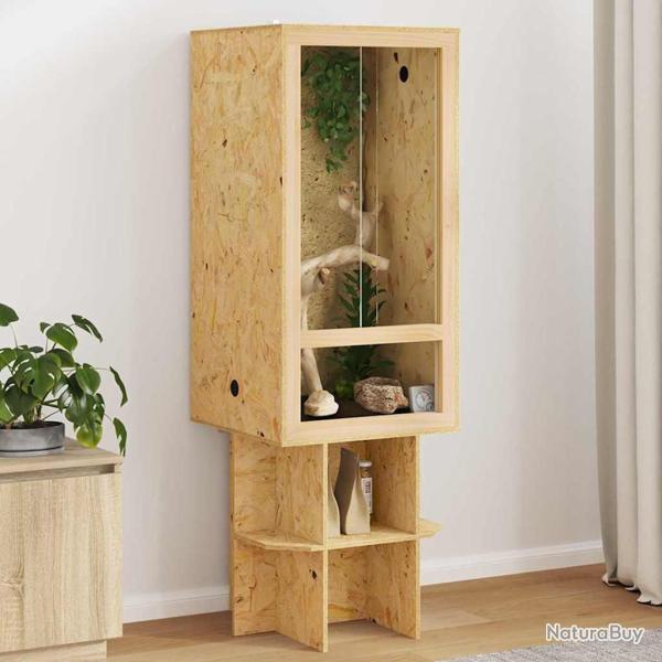 Terrarium Marron 50 x 50 x 150 cm OSB
