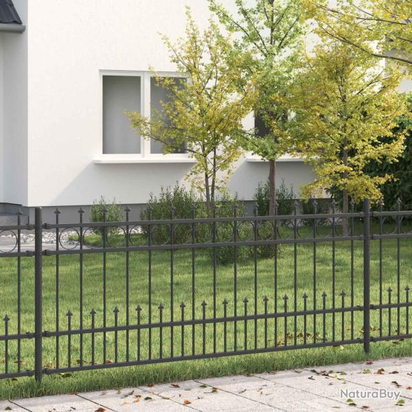 Cl�ture � anneau piqu� Horst Noir 200 x 130 cm