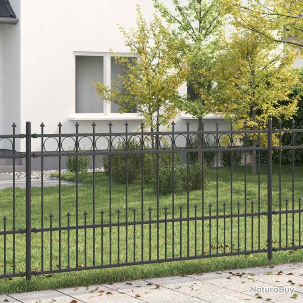 Cl�ture � anneau piqu� Horst Noir 200 x 150 cm