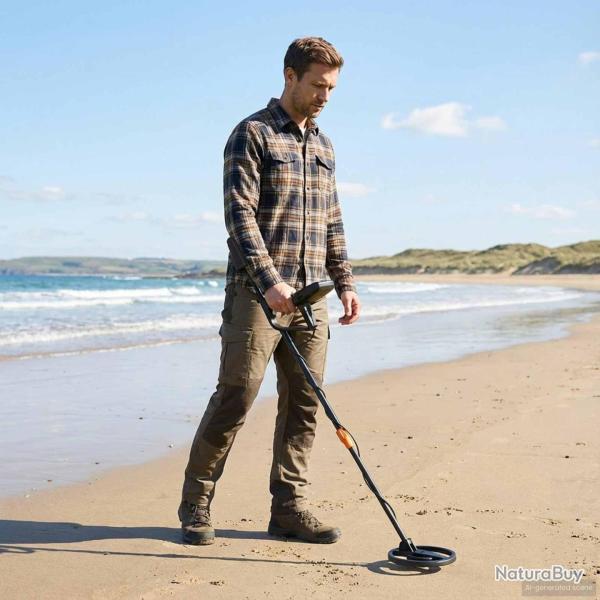 D�tecteur de m�taux avec affichage LCD 3 mod�les bobine de 19 cm