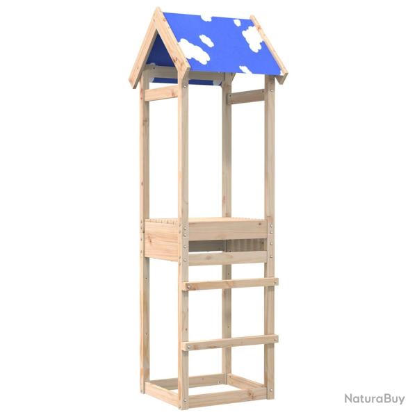Tour de jeu Marron 52,5 x 46,5 x 195 cm Pin massif