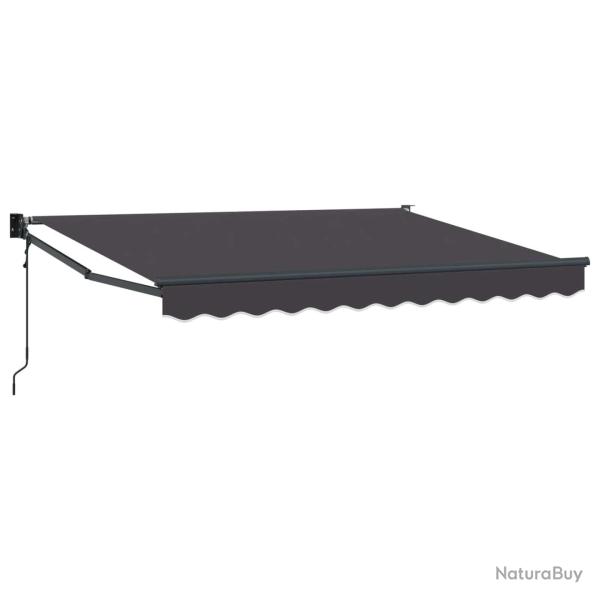 Auvent r�tractable �lectrique Anthracite 3,5 x 2 m