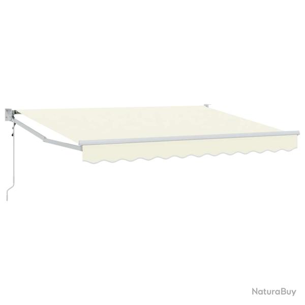 Auvent r�tractable �lectrique Cr�me 3,5 x 2 m