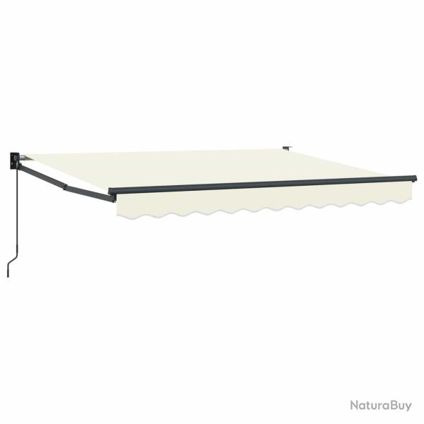 Auvent r�tractable manuel Cr�me 3 x 2 m