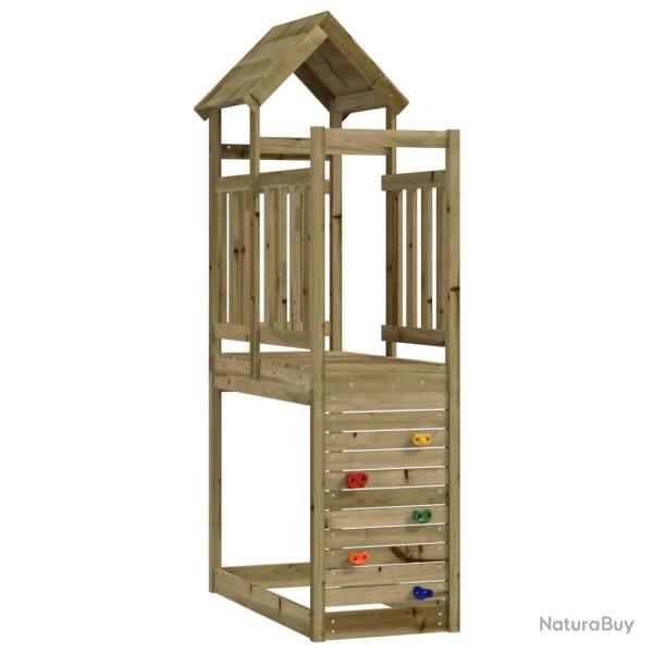 Tour de jeu Marron 53 x 110,5 x 214 cm Bois solide impr�gn�