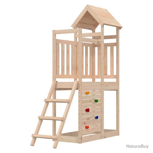 Tour de jeu Marron 110,5 x 52,5 x 214 cm Pin massif
