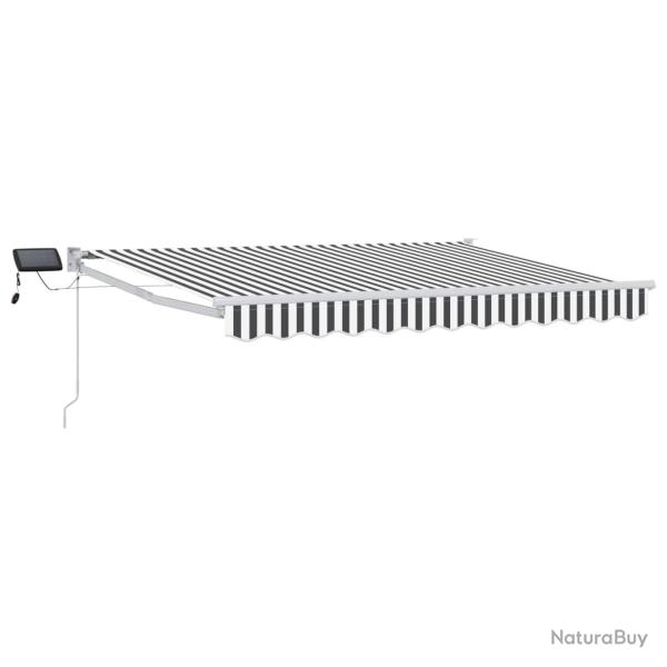 Store r�tractable manuel avec LEDs 3,5 x 2,5 m