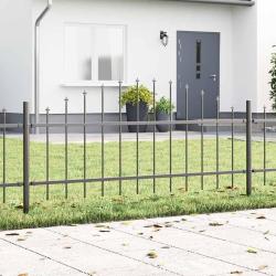 Cl&ocirc;ture de jardin Woerden 6 pcs Gris