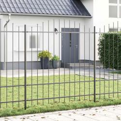 Cl&ocirc;ture de jardin 5 pcs Gris 170 x 215 cm