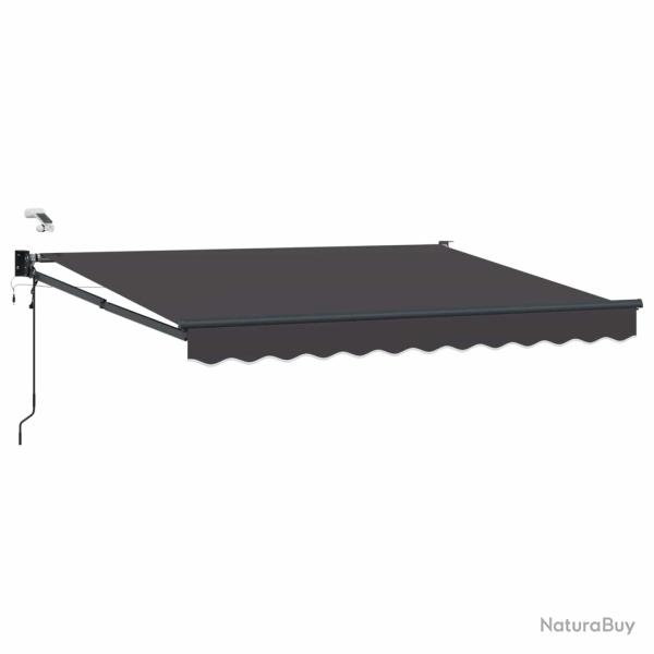 Auvent r�tractable �lectrique Anthracite 3 x 2,5 m