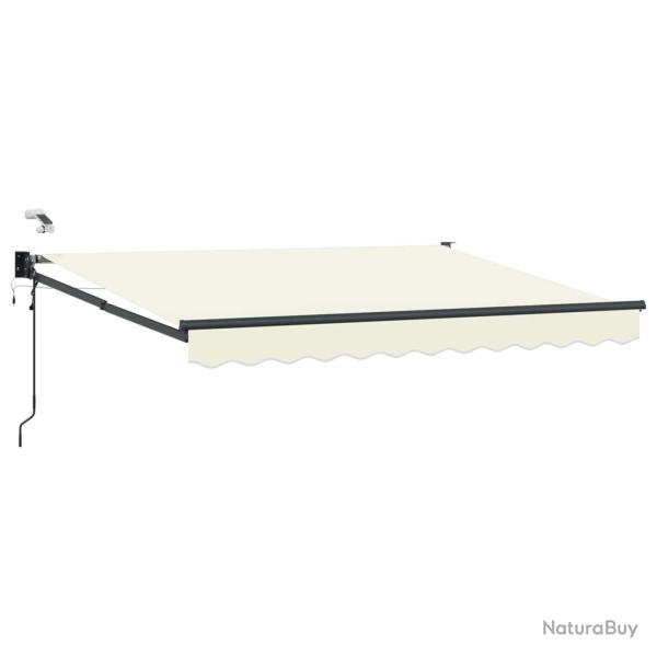 Auvent r�tractable �lectrique Cr�me 3,5 x 2,5 m