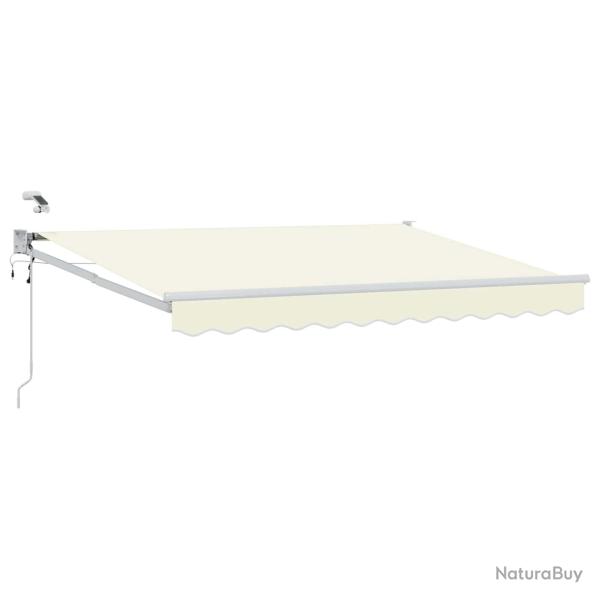 Auvent r�tractable �lectrique Cr�me 3,5 x 2,5 m