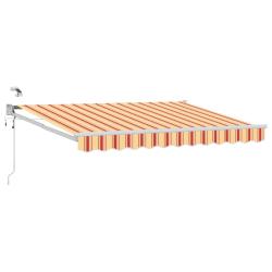 Auvent r&eacute;tractable &eacute;lectrique Multicolore 3,5 x 2,5 m