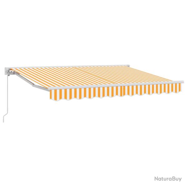 Auvent r�tractable manuel Orange 3,5 x 2,5 m
