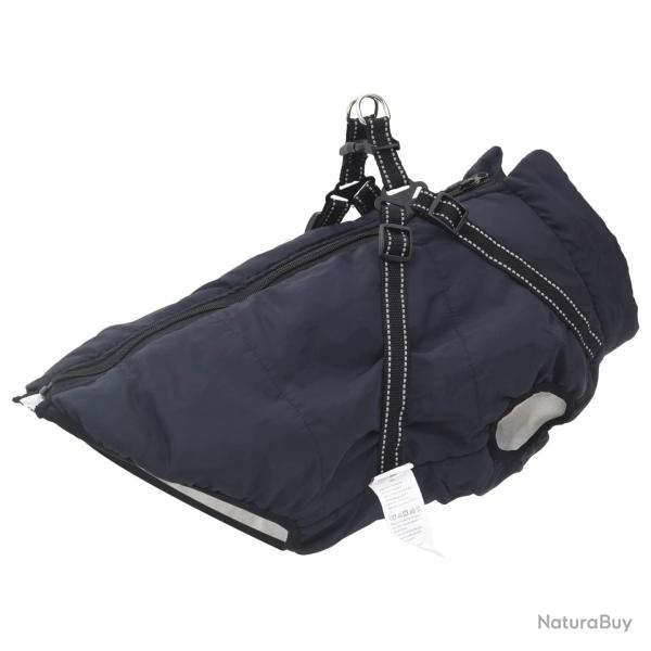 Manteau pour chien Bleu marine L44 Fleece et Polyester
