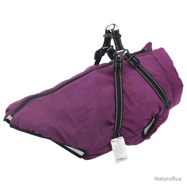 Manteau pour chien Pourpre L52 Fleece et Polyester