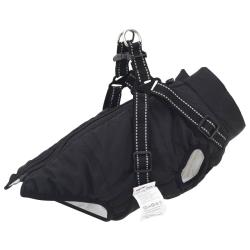 Manteau pour chien Noir L40 Fleece et Polyester