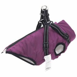 Manteau pour chien Pourpre L24 Fleece et Polyester