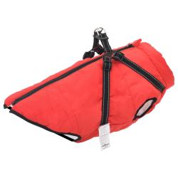 Manteau pour chien Rouge L68 Fleece et Polyester