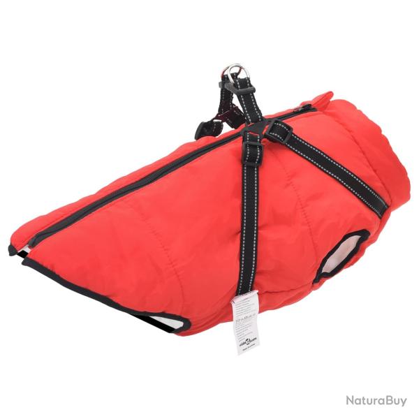 Manteau pour chien Rouge L68 Fleece et Polyester